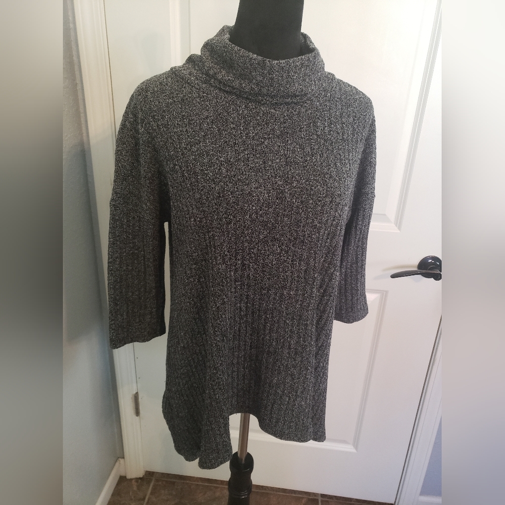 Sonoma Gray Cowl-Neck Sweater